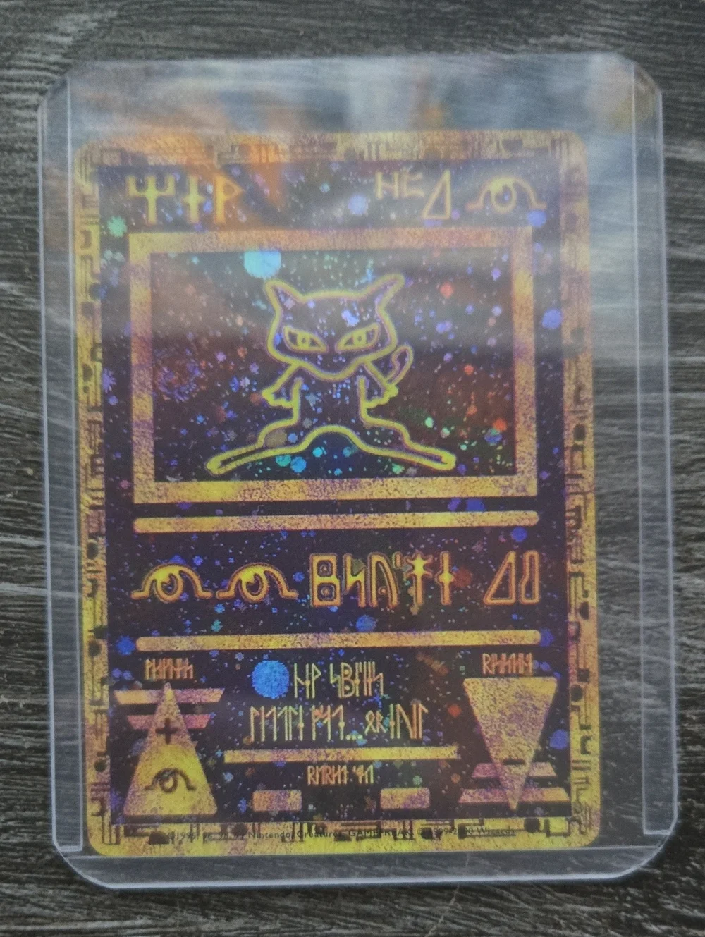 Ancient Mew Proxy Holographic Card